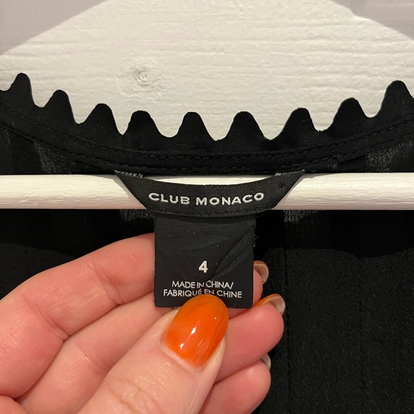 🖤100% Silk Club Monaco Pleated Mini Dress🖤 - Picture 5 of 6